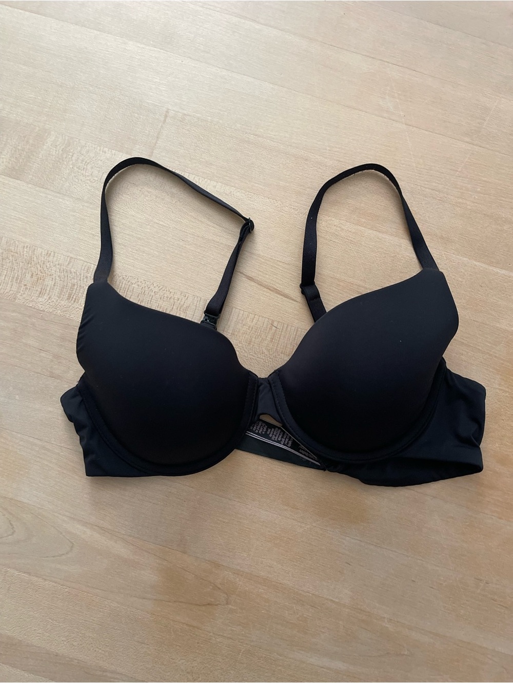 Victoria's Secret Black Smooth Padded Underwire Bra